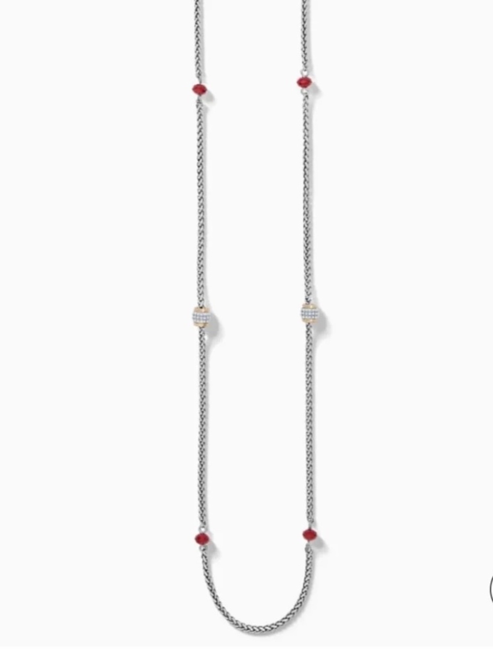 🌺🆕🌺 Brighton Meridian Red Two Tone Long Necklace NWT $148